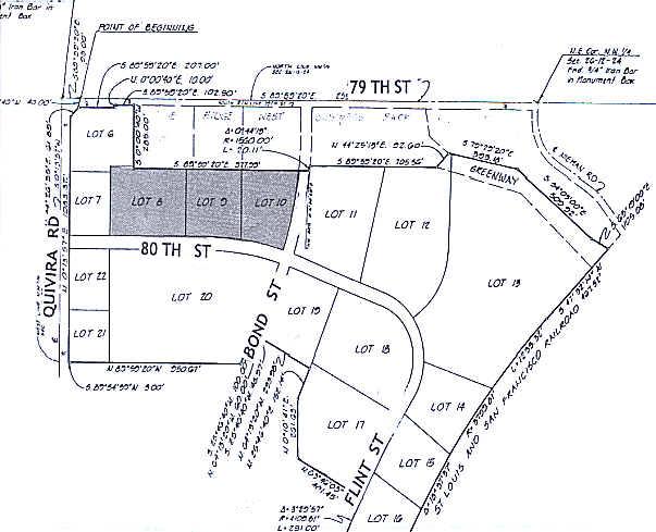 11510 W 80th St, Lenexa, KS à vendre - Plan cadastral - Image 2 de 6