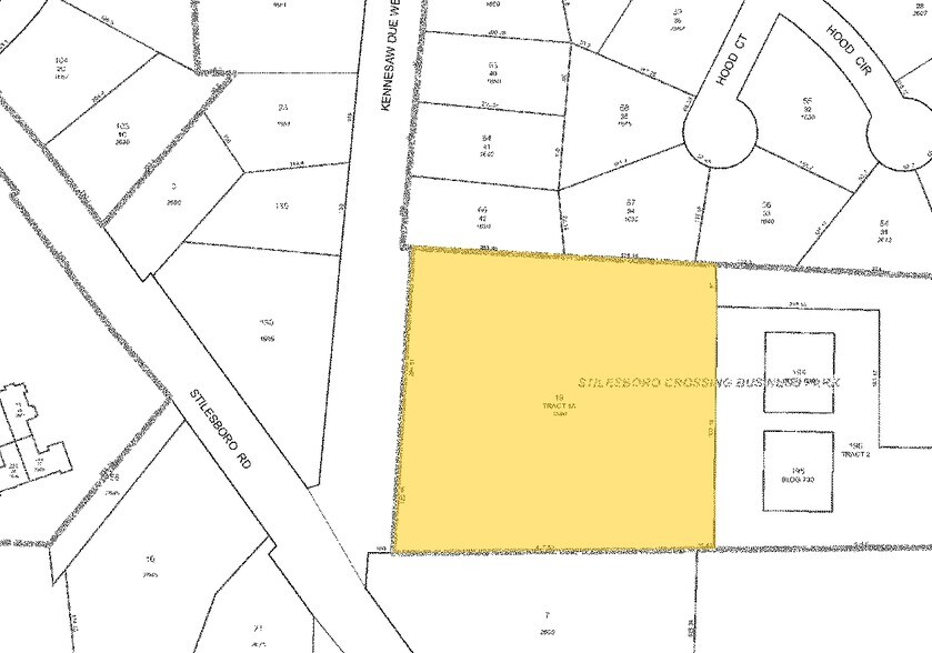 1600 Kennesaw Due West Rd, Kennesaw, GA à louer - Plan cadastral - Image 3 de 6