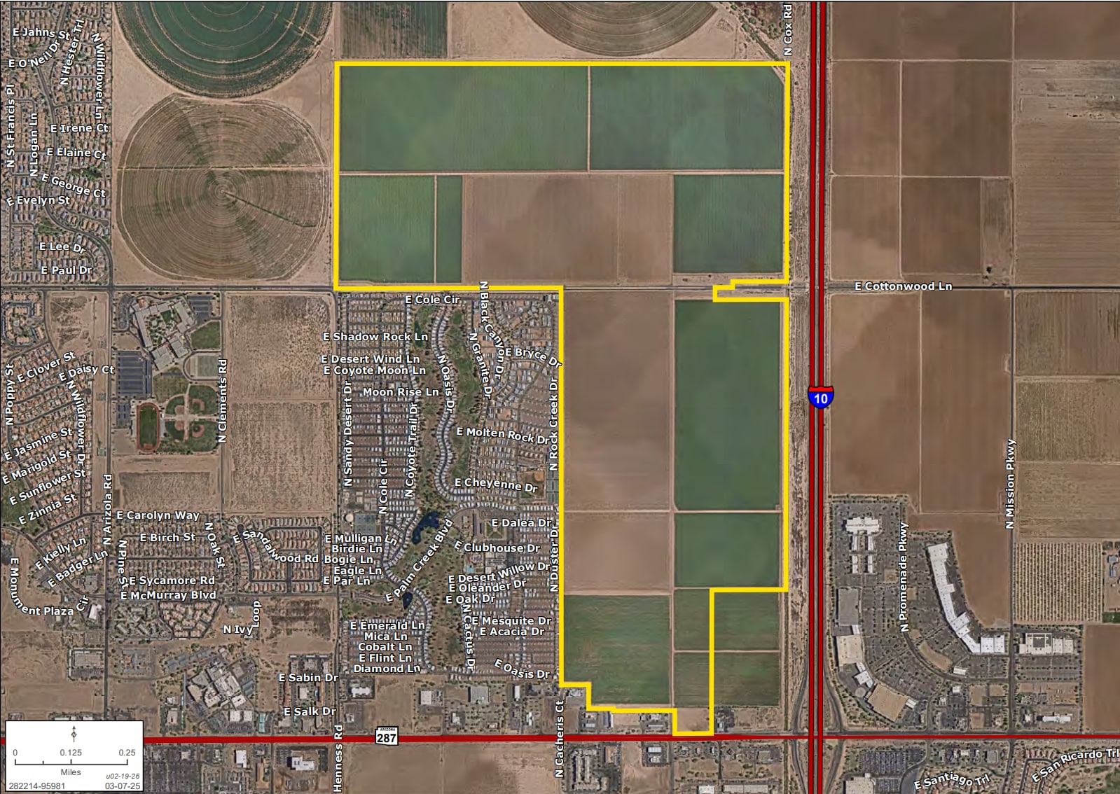 I-10 & Cottonwood Lane, Casa Grande, AZ for sale Building Photo- Image 1 of 5