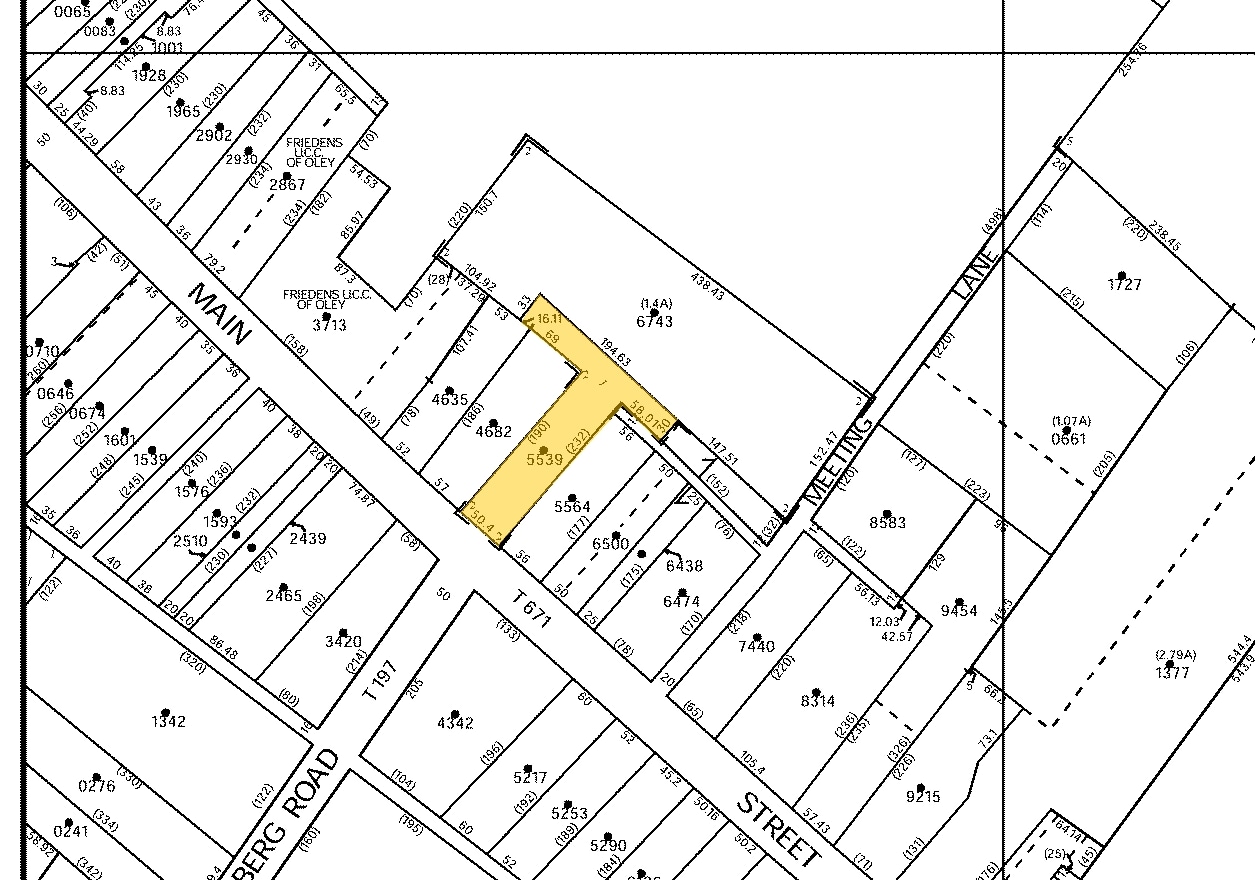 401 Main St, Oley, PA for sale Plat Map- Image 1 of 12