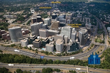 1001 N 19th St, Arlington, VA for lease - Aerial - Image 2 of 27