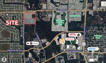 0 24th Ter, Cape Coral, FL - Aerial map view - Image1