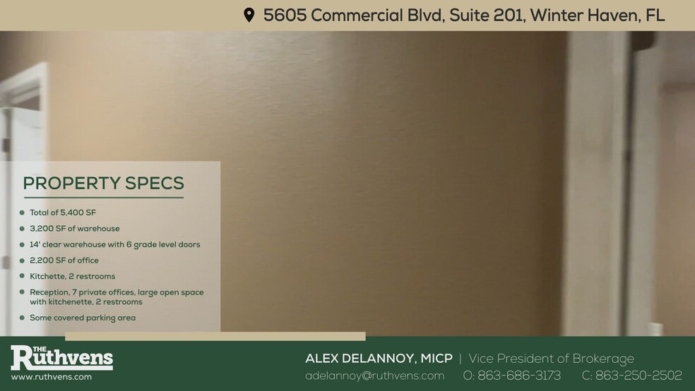 5605 Commercial Blvd, Winter Haven, FL for lease - Commercial Listing Video - Image 3 of 26