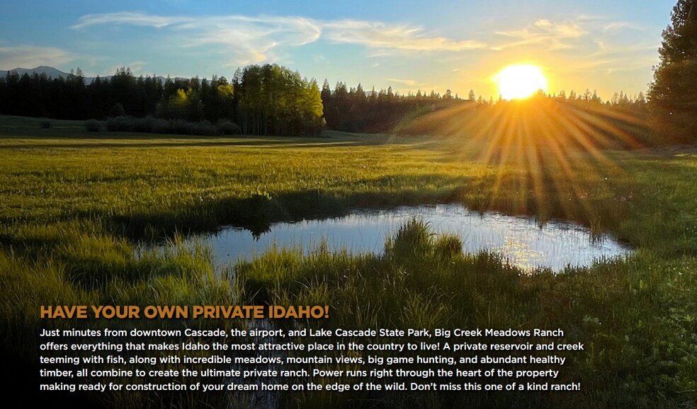 Kirk Way, Cascade, ID à vendre - Photo principale - Image 2 de 8