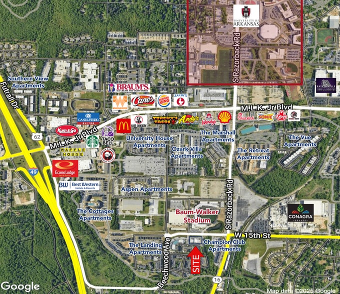 1545 W 15th St, Fayetteville, AR for lease - Building Photo - Image 2 of 5