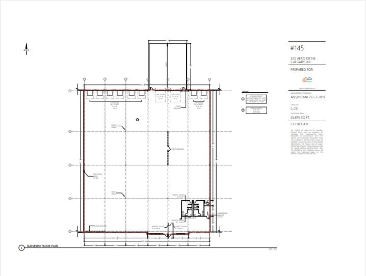 572 Aero Dr NE, Calgary, AB à louer Plan d’étage- Image 1 de 1