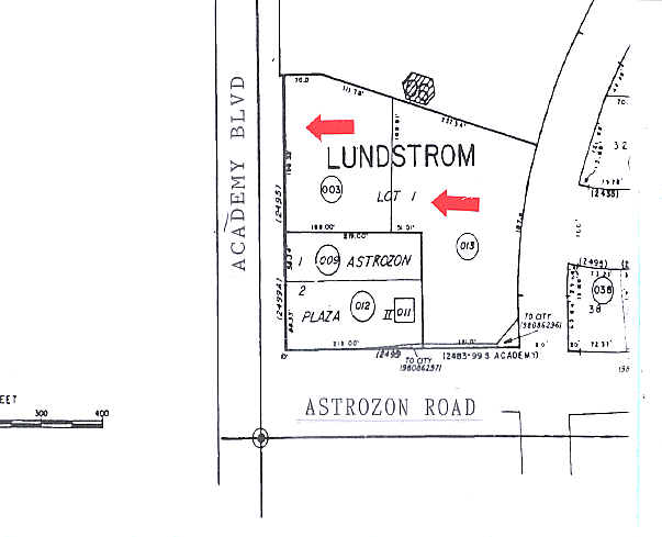 2475-2499 S Academy Blvd, Colorado Springs, CO for lease - Plat Map - Image 2 of 5