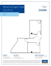 101 Southwestern Blvd, Sugar Land, TX à louer Plan d’étage- Image 1 de 1