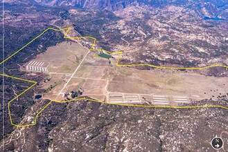 1876 Round Potrero Rd, Potrero, CA - aerial  map view