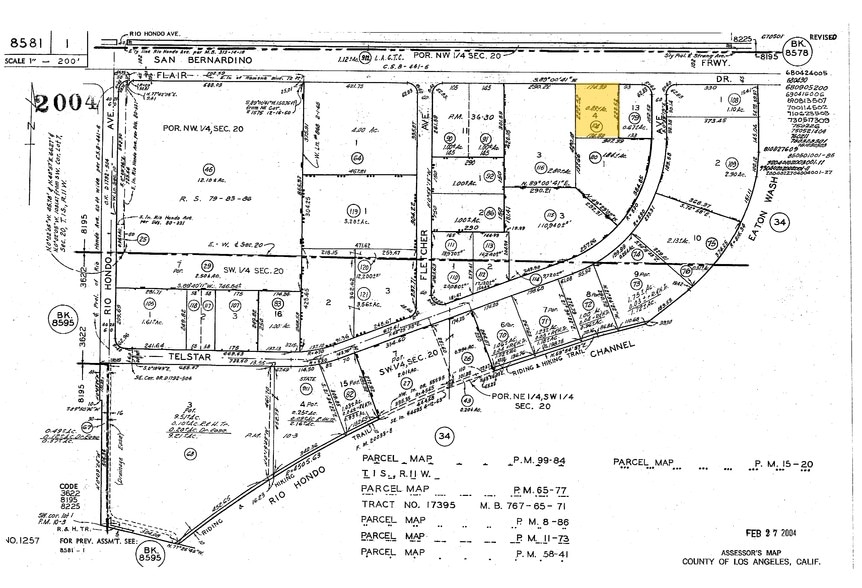 9660 Flair Dr, El Monte, CA for lease - Plat Map - Image 2 of 8