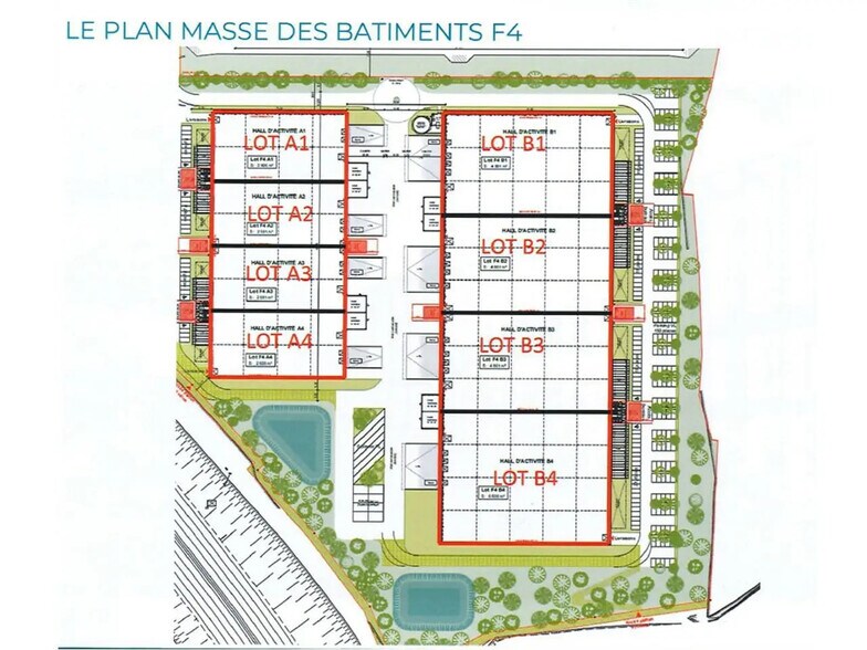 Flex in Mionnay for lease - Site Plan - Image 2 of 8