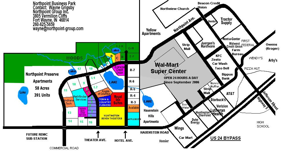 Northpoint Ave. Ave, Huntington, IN for sale - Site Plan - Image 3 of 3