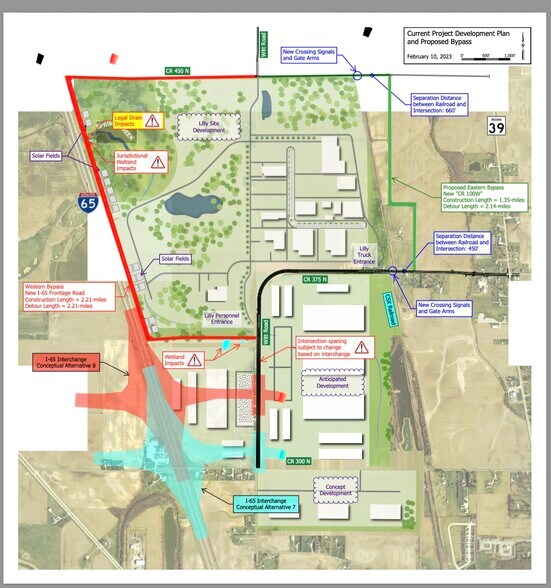 975 W 300 N, Lebanon, IN à vendre - Aérien - Image 1 de 2