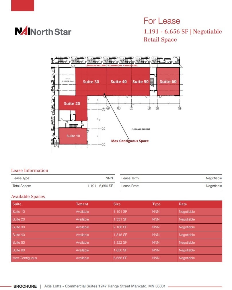 1247 Range St, Mankato, MN for lease Floor Plan- Image 1 of 1