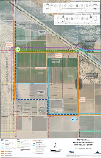 Plus de détails pour SEC Bianco Rd & Kortsen rd, Casa Grande, AZ - Terrain à vendre