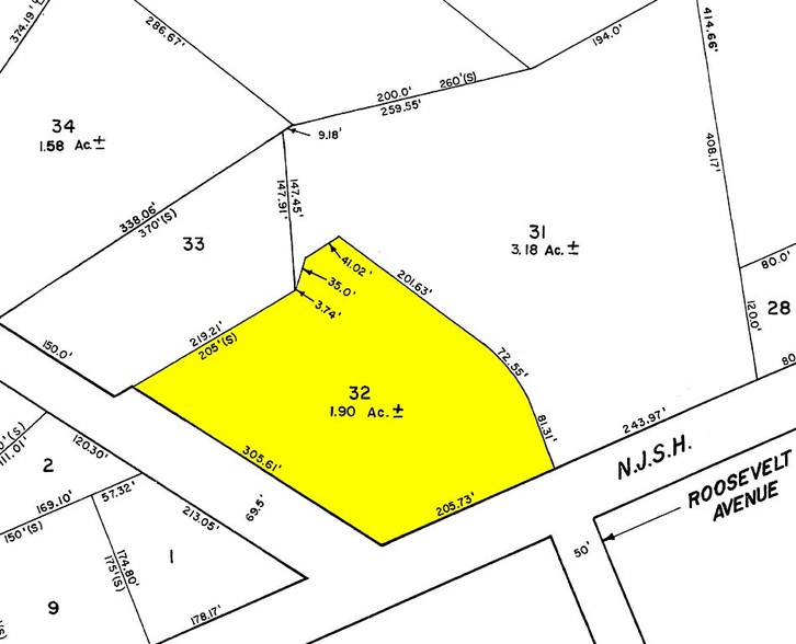 473 Rt 79, Morganville, NJ à vendre - Plan cadastral - Image 2 de 2