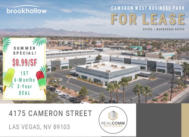 Plus de détails pour 4175 Cameron St, Las Vegas, NV - Industriel à louer