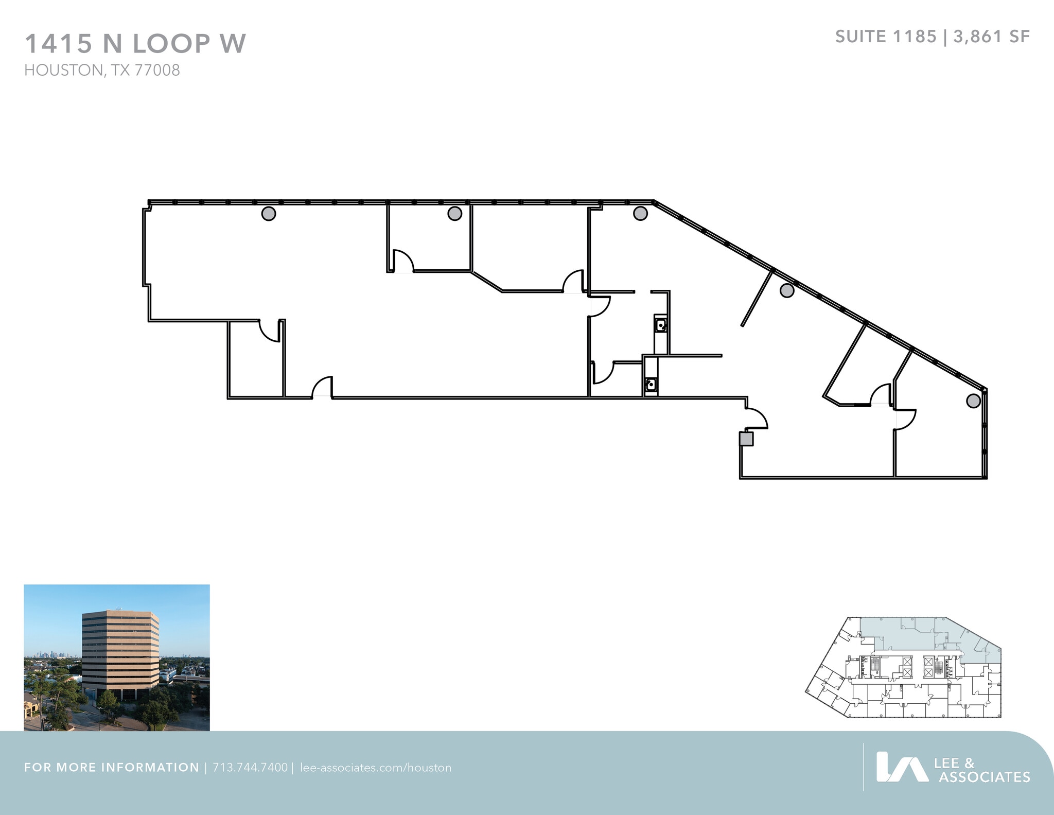 1415 North Loop W, Houston, TX for lease Floor Plan- Image 1 of 3