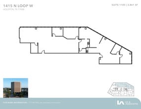 1415 North Loop W, Houston, TX for lease Floor Plan- Image 1 of 3