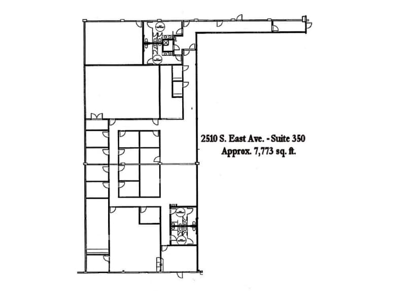 2510-2550 S East Ave, Fresno, CA for lease Floor Plan- Image 1 of 1