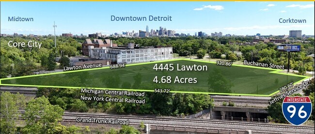 Plus de détails pour 4445 Lawton St, Detroit, MI - Terrain à vendre