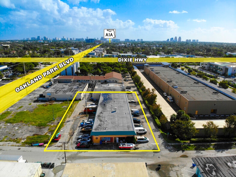 901-915 NE 30th Ct, Oakland Park, FL for lease - Aerial - Image 3 of 14