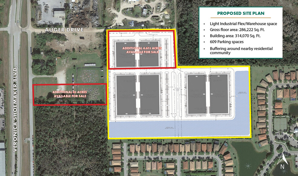 3840 / 3841 Van Buren, Fort Myers, FL for sale - Site Plan - Image 3 of 7