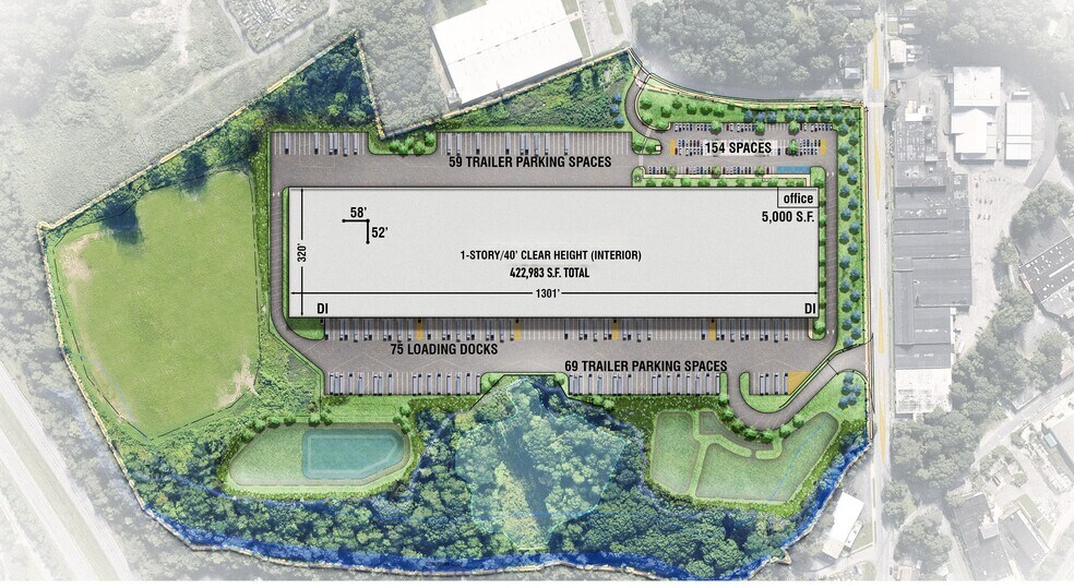 700 South Street St, Newburgh, NY à louer - Plan de site - Image 2 de 2