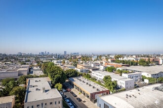 1005 N Madison Ave, Los Angeles, CA - Aerial  map view