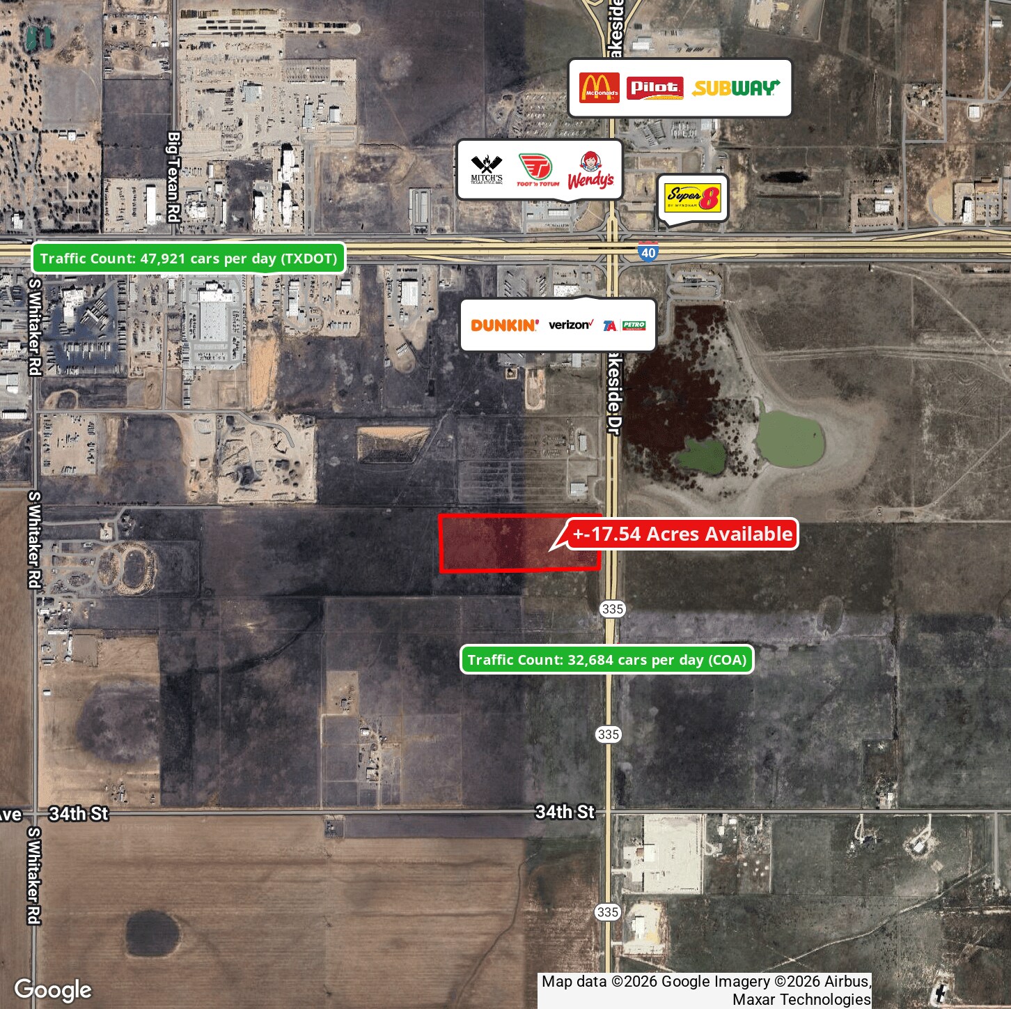 E Loop 335 S of I-40/Lakeside, Amarillo, TX for sale Primary Photo- Image 1 of 2