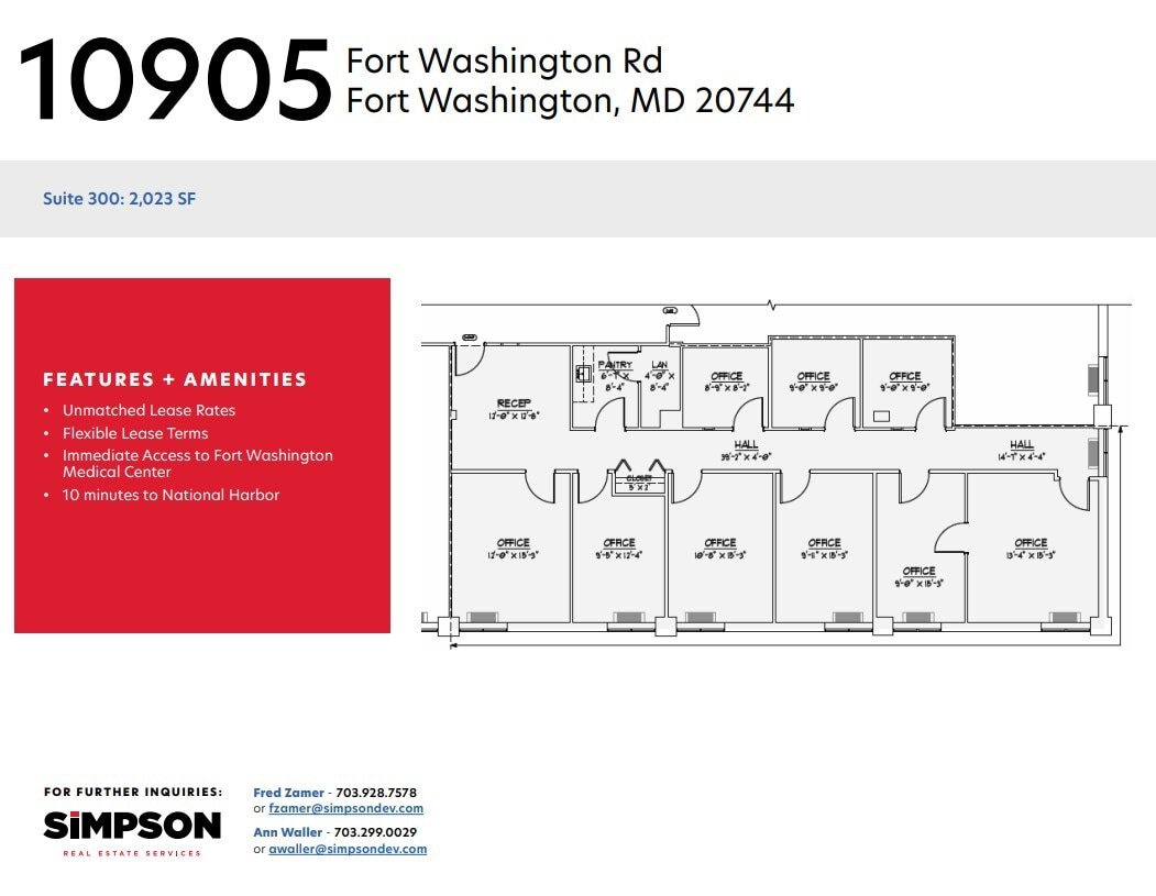 10905 Fort Washington Rd, Fort Washington, MD for lease Floor Plan- Image 1 of 1