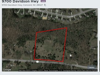 Plus de détails pour 9700 Davidson Hwy, Concord, NC - Terrain à vendre