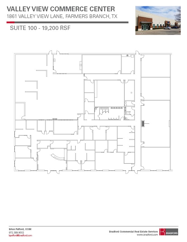 1861 Valley View Ln, Farmers Branch, TX for lease Floor Plan- Image 1 of 1