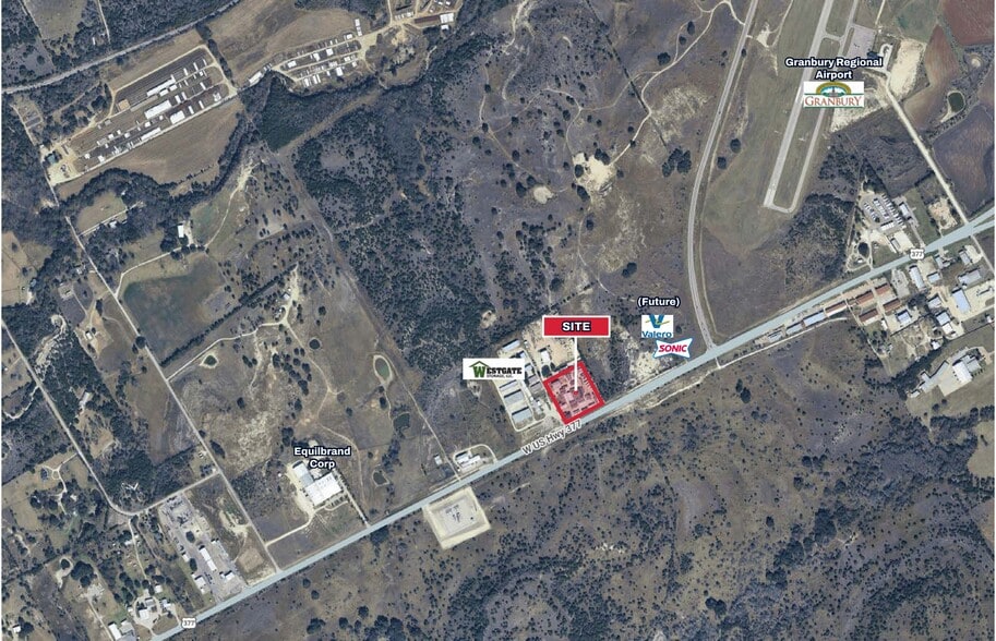 3102 W US Highway 377, Granbury, TX à vendre - Aérien - Image 2 de 2