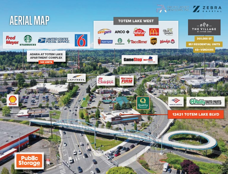 12421-12431 Totem Lake Blvd, Kirkland, WA à louer - Photo du bâtiment - Image 3 de 15