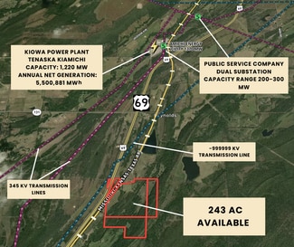Plus de détails pour 2038 N Reynolds Lake Rd, Kiowa, OK - Terrain à vendre