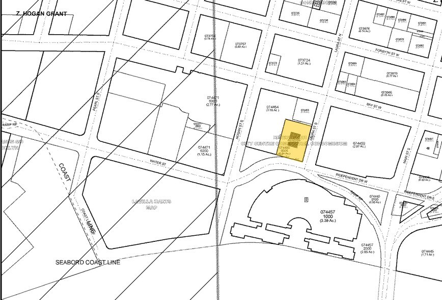 76 S Laura St, Jacksonville, FL à louer - Plan cadastral - Image 2 de 12