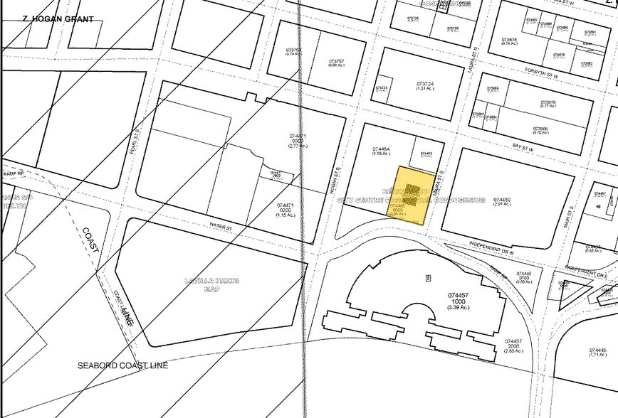 76 S Laura St, Jacksonville, FL for lease - Plat Map - Image 2 of 12