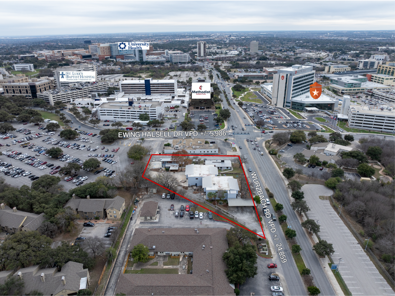 8222 Wurzbach Rd, San Antonio, TX à vendre - Photo du bâtiment - Image 2 de 43