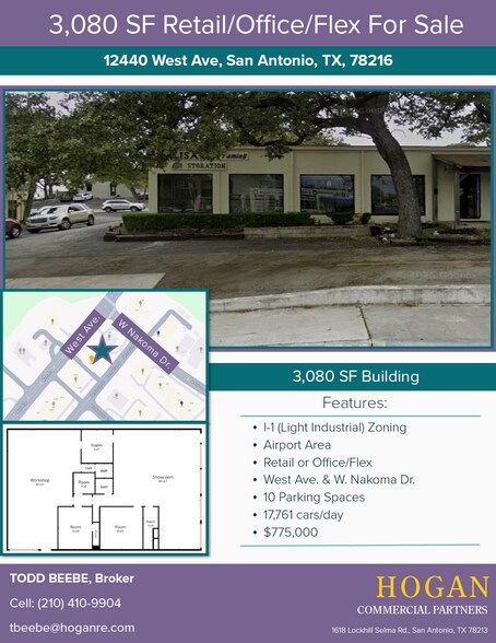 12440 West Ave, San Antonio, TX à vendre - Photo du bâtiment - Image 1 de 3