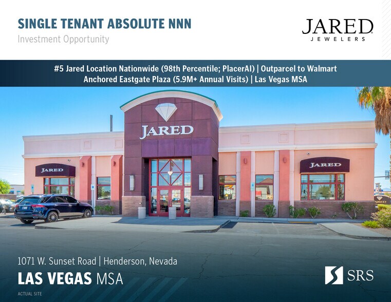 1071 W Sunset Rd, Henderson, NV à vendre - Photo du bâtiment - Image 1 de 10