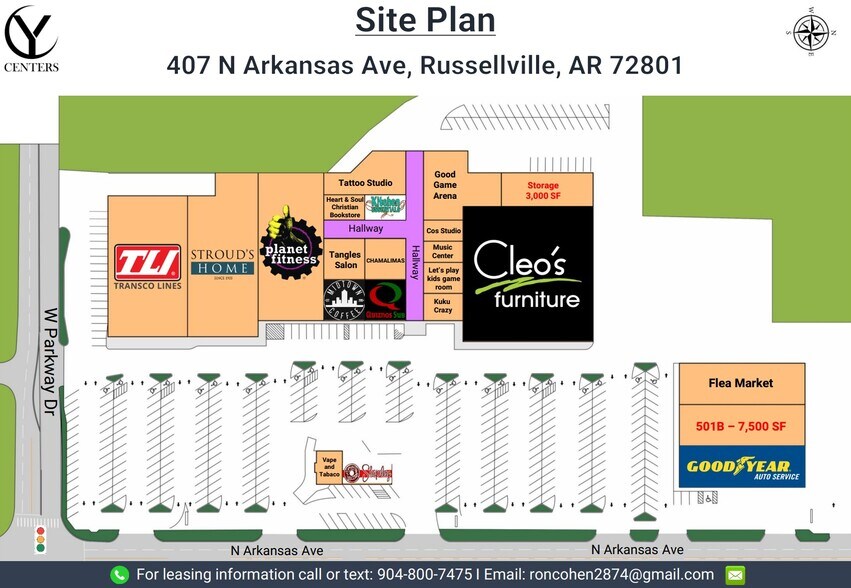 407 N Arkansas Ave, Russellville, AR à louer - Photo du bâtiment - Image 3 de 10