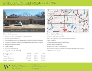 More details for 2623 Matlock Rd, Arlington, TX - Office/Medical for Lease