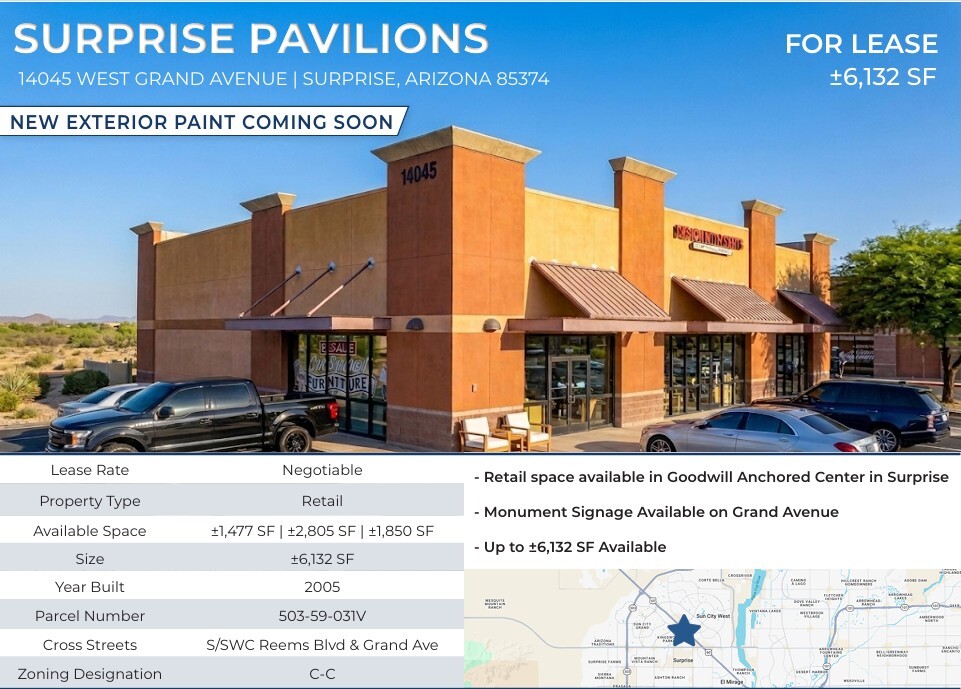 14045 W Grand Ave, Surprise, AZ for lease Building Photo- Image 1 of 4