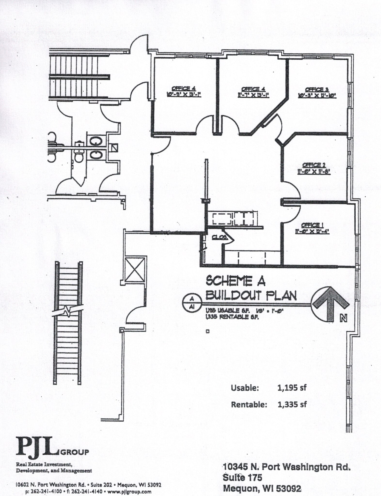 10345 N Port Washington Rd, Mequon, WI à louer Plan d’étage- Image 1 de 1