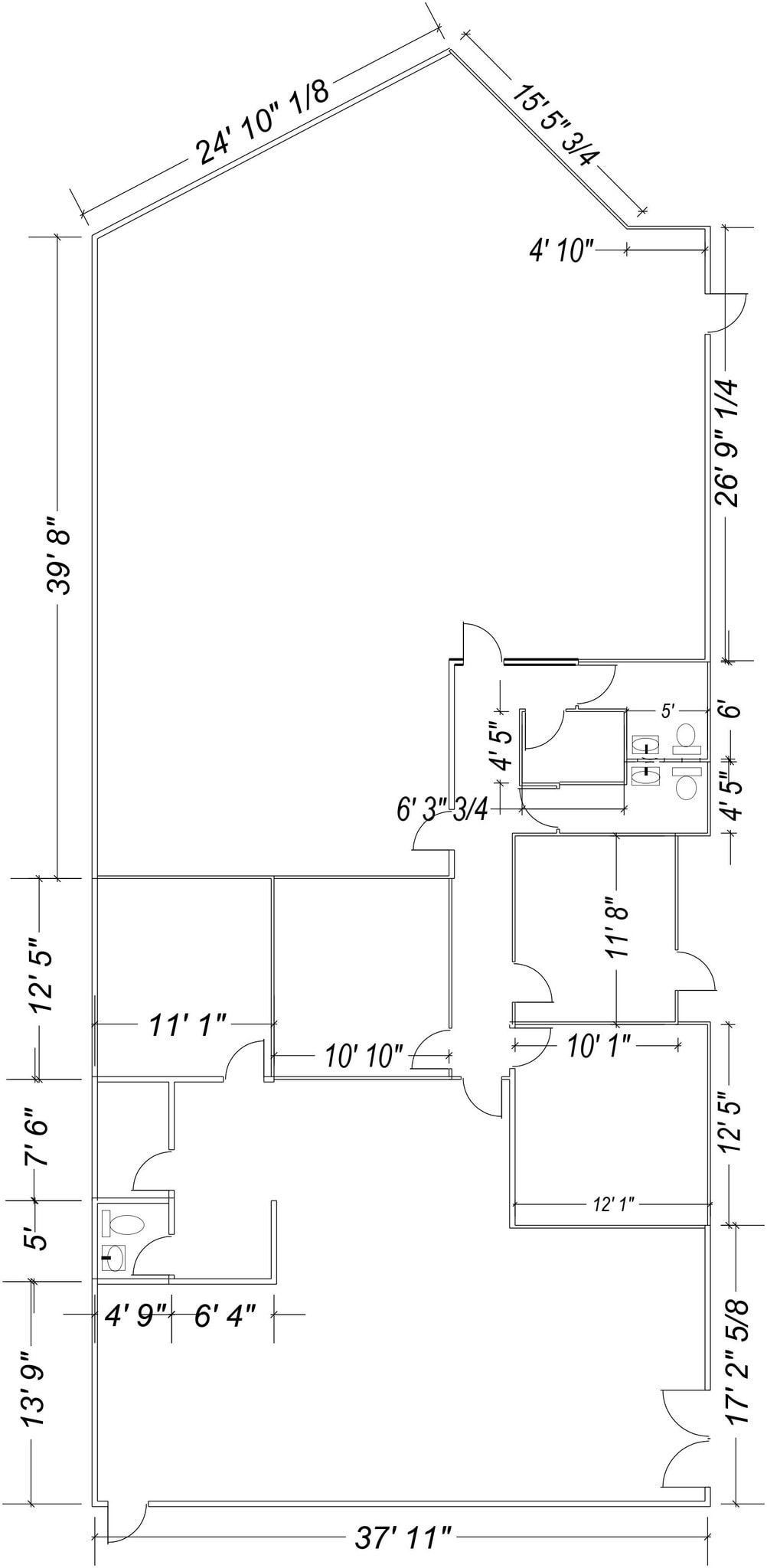 245 W Roosevelt Rd, West Chicago, IL for lease Floor Plan- Image 1 of 1