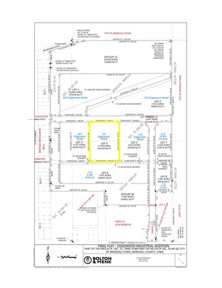 Plus de détails pour 701 Edgewood Street, Marshalltown, IA - Terrain à vendre