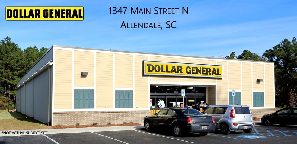 1347 Main St N, Allendale, SC for sale - Building Photo - Image 1 of 5