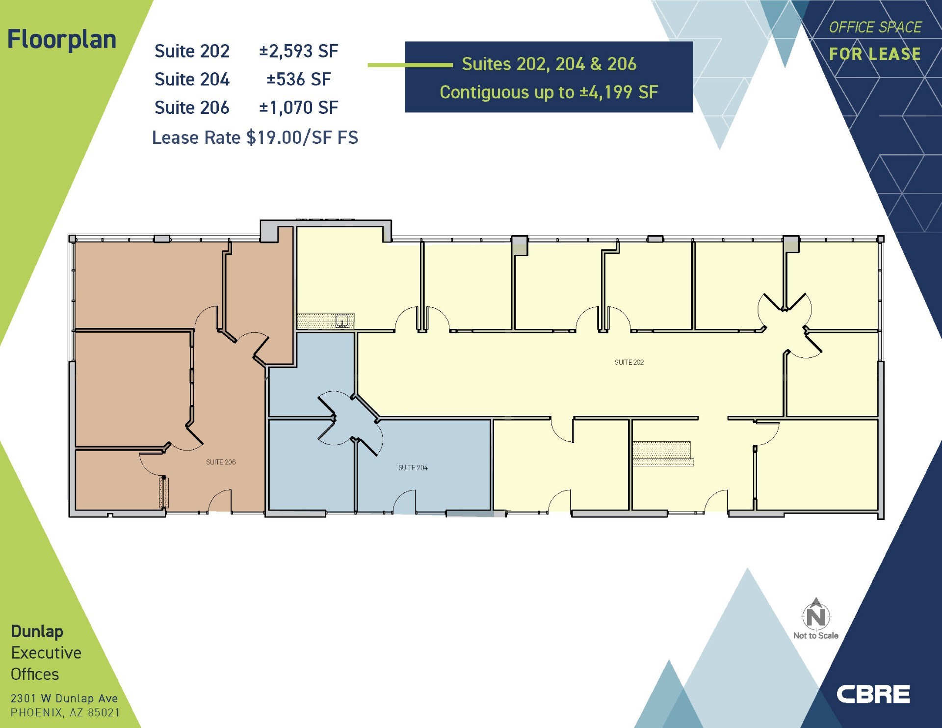 2301 W Dunlap Ave, Phoenix, AZ à louer Plan d  tage- Image 1 de 1