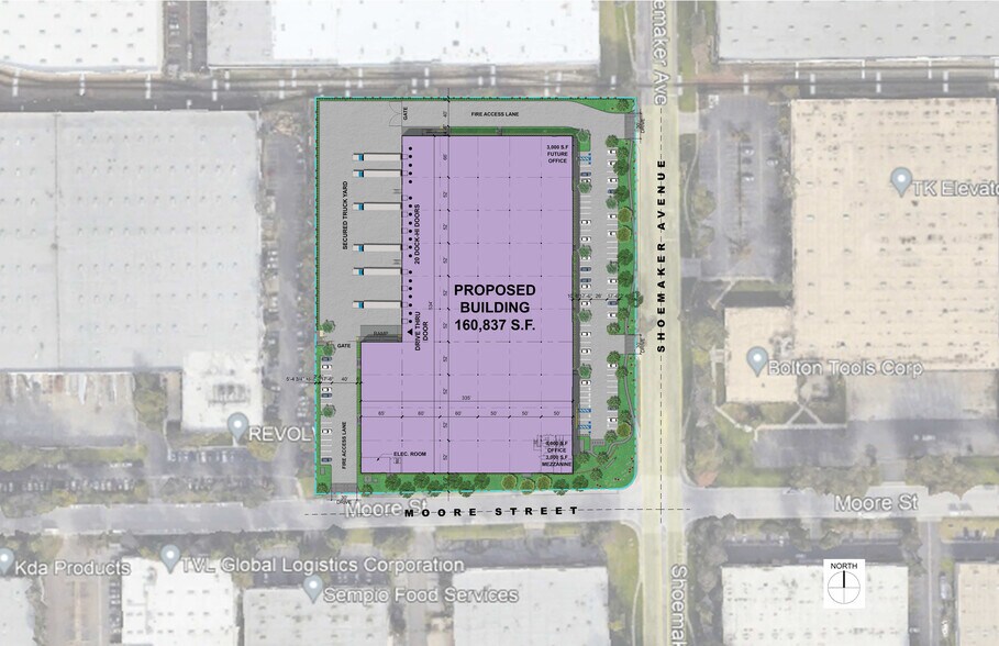 16323 Shoemaker Ave, Cerritos, CA à louer - Plan de site - Image 2 de 2